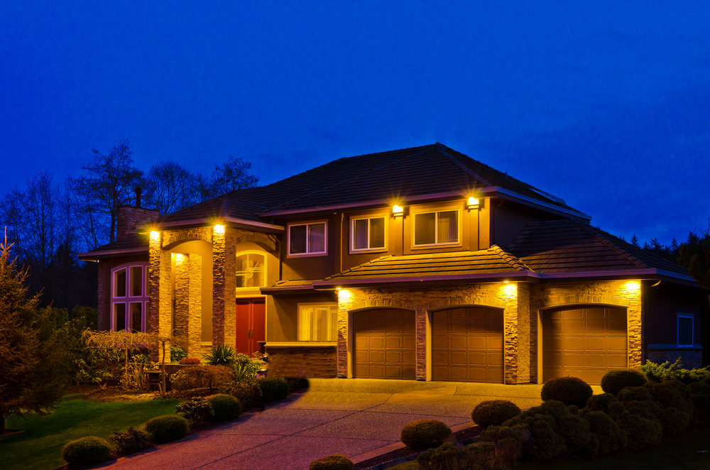 Home-Lit-Up-at-Night Home Lit Up At Night