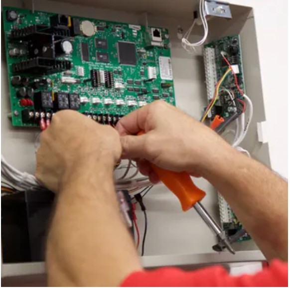 Pre-drywall low voltage rough-in with recessed lighting boxes